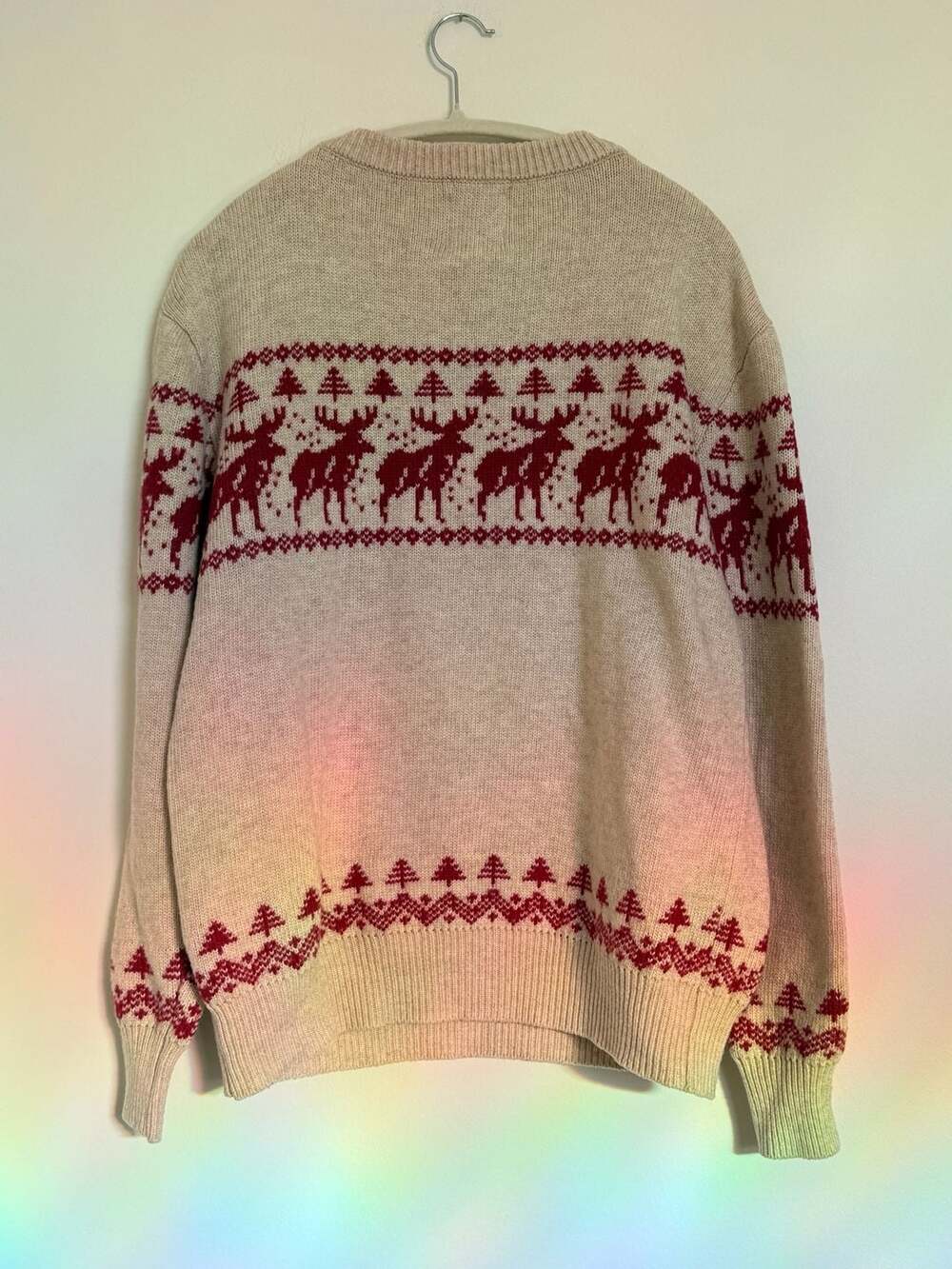Kiel James Patrick The McCallister Sweater Size XL Reindeer Nordic - Picture 2 of 6